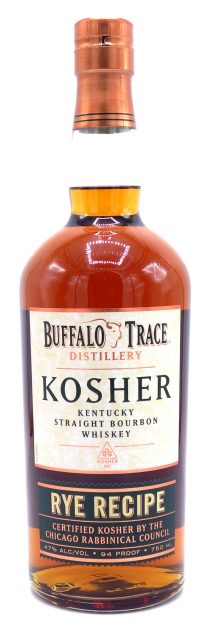 Buffalo Trace Straight Rye Whiskey Kosher 750ml