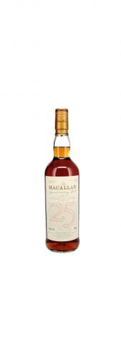 Macallan Single Malt Scotch Whisky 25 Year Old, Anniversary Malt, 86.0 Proof 700ml