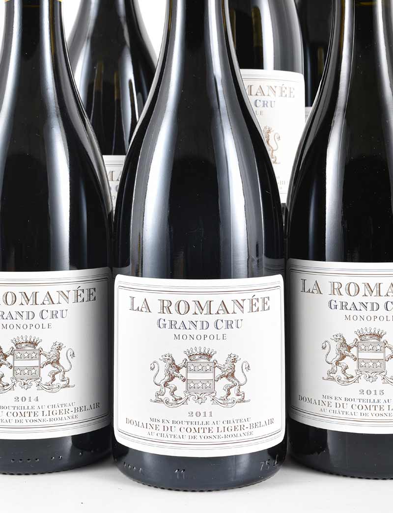 Lot 16: 4 bottles 2015 Comte Liger-Belair La Romanee