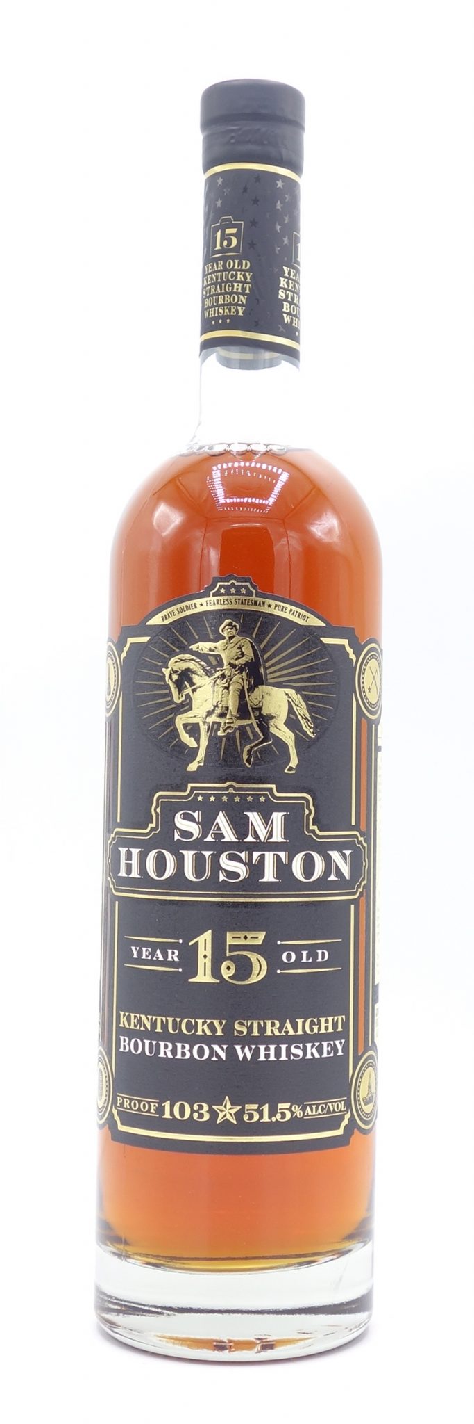 Sam Houston Bourbon Whiskey 15 Year Old, Batch #5 750ml