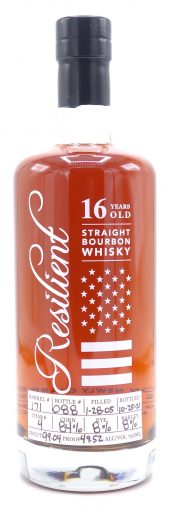 Resilient Bourbon Whiskey 16 Year Old, Single Barrel #171 750ml