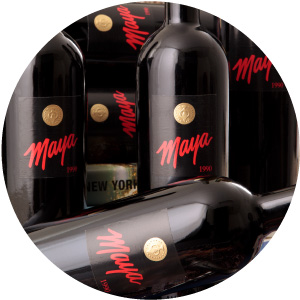 bottles of Maya Dalla Valle laying in different directions