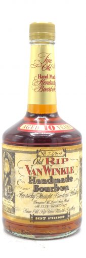 2007 Old Rip Van Winkle Bourbon Whiskey 10 Year Old, Squat Bottle, 107 Proof 750ml