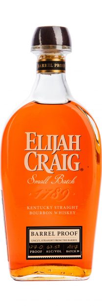 Elijah Craig Bourbon Whiskey 12 Year Old, Barrel Proof Batch #A117, 127.0 Proof 750ml