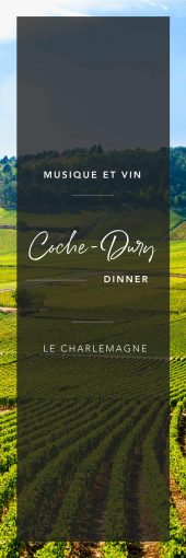 Acker’s Musique et Vin Coche-Dury Dinner at Le Charlemagne