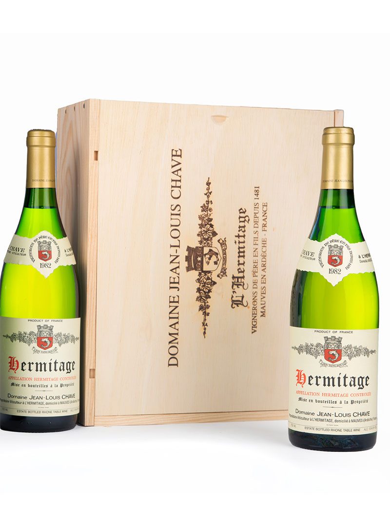 Lot 547: 3 Bottles 1982 J.L. Chave Hermitage Blanc in OWC