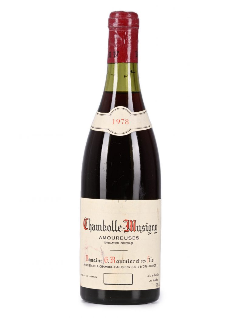 Lot 590: 1 bottle 1978 G. Roumier Chambolle Musigny Les Amoureuses